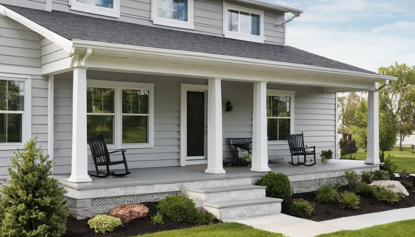 Fresh vinyl siding on a home in the St. Louis area